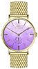 36.0mm MOP dial  mesh band  stainless steel watches for women ,dual time luxury wrist steel watch