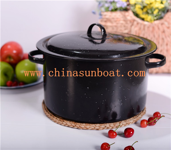 Sunboat 11qt Enamel Stock Pot /Stew Pot/Soup Pot