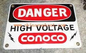 Sunboat Enamel Traffic Sign Board Enamel Billboard