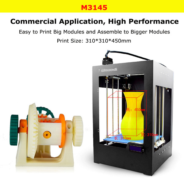 Hot sale Popular series Dual Extruder 3D Printer Professional