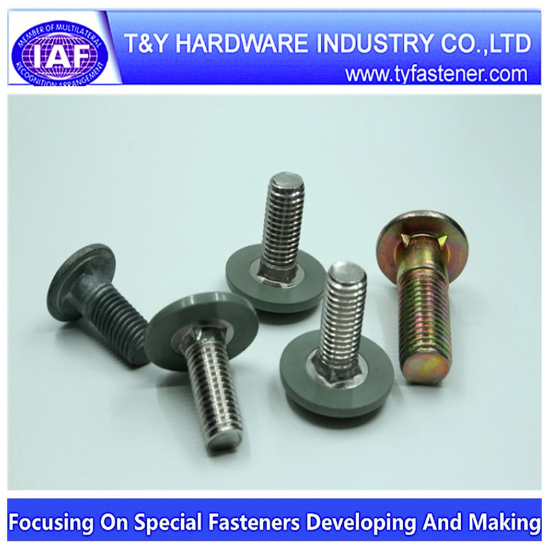 Fin neck bolt / zinc plated / carbon steel
