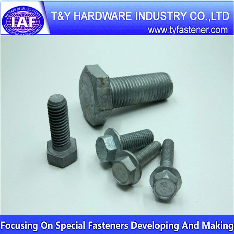 Made in China standard size hex bolt and nut