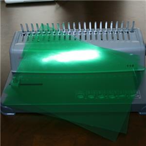 Transparent Green PVC Cover