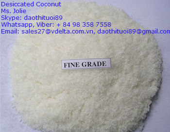DESICCATED COCONUT Vietnam 2016 (Jolie whatsapp viber 84 98 358 7558)