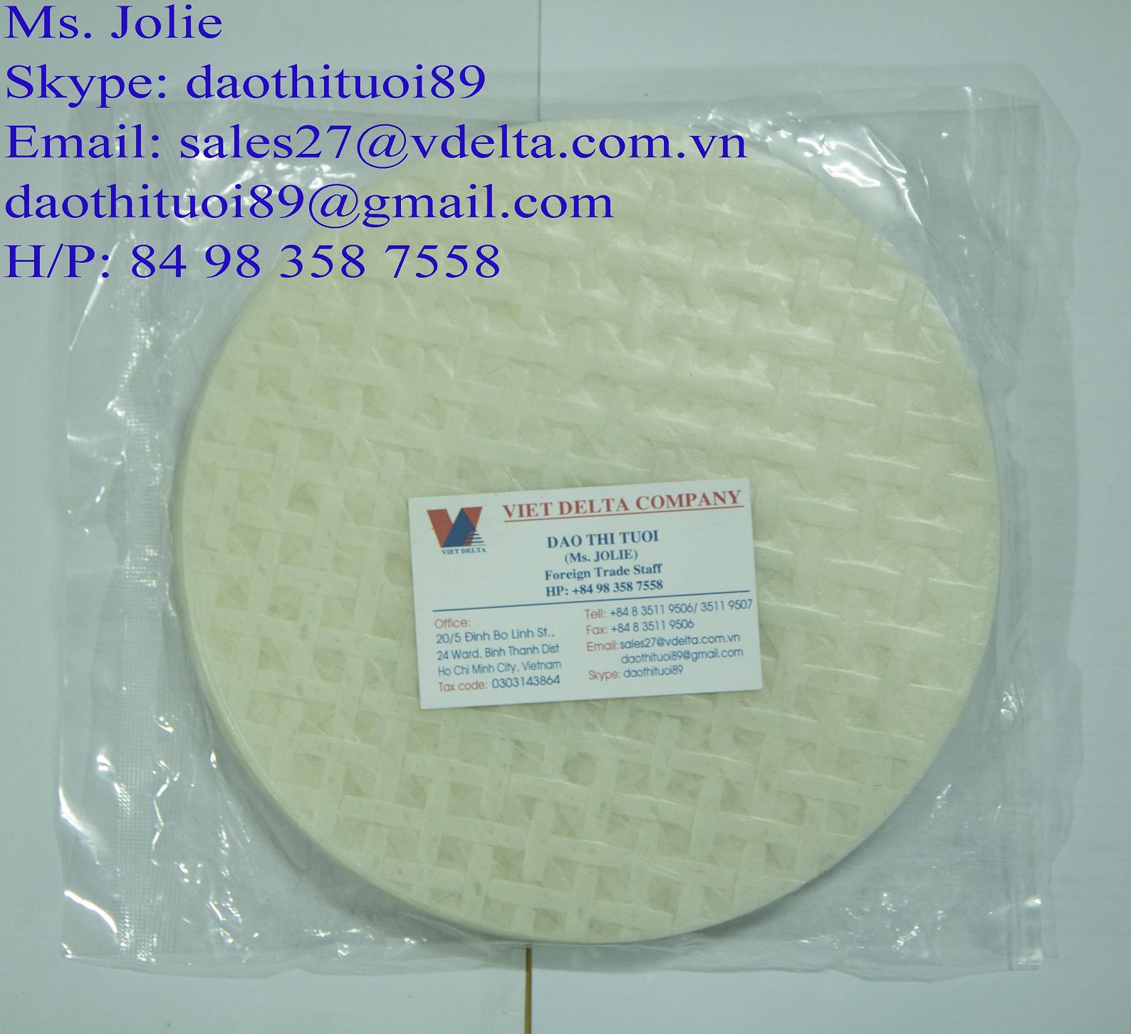 VIETNAM EDIBLE RICE PAPER/ SPRING ROLLS (Jolie whatsapp viber 84 98 358 7558)