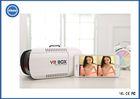 Head Mount Plastic 3D VR Glasses / VR 3D Box for Myopia 1000 inch Screen