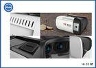 CE ROHS White 3D VR Glasses ABS Housing Android / IOS Supported