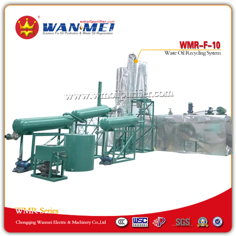 Used Oil Recycling Plant By Vacuum Distillation - WMR-F Series