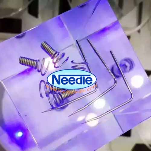 Huber needle cannula