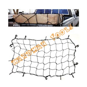 Cargo Net with 16 Durable Nylon Hooks - Large 36& quot; X 60& quot;- Stretches to 60& quot; X 90& quot;