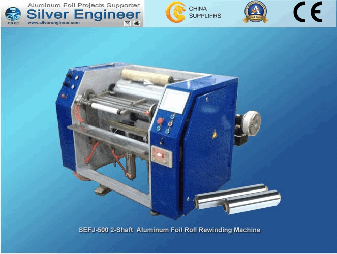 2 Shaft Aluminium Foil Rewinding Machine (SEFJ-500-2)