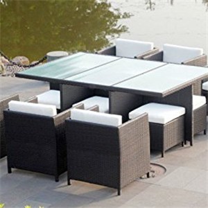 Beach Pool Outdoor Poly Wicker Lounge