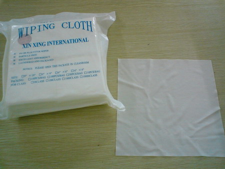 30%nylon white laser cut cleanroom wiper