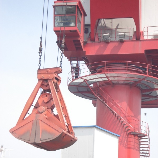 clamshell grab bucket material handling grab machine 