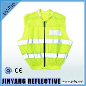 Yellow Reflective Jacket Sleeveless