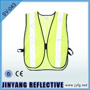 Vertical Grid Reflective Vest For Working
