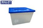 Waterproof Lockable Ballot Box , Plastic Donation Box with Seal Lock For Charity