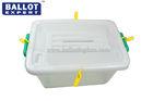 Flexible Glue Charity Donation Boxes , Small Ballot Boxes SGS Certificate