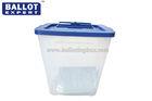 Durable Material Clear Lock Box Plastic , Custom Ballot Boxes With Logo For Election Campaign