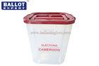FDA Certificate Plastic Foldable Storage Bins For Voting Squeezing Resistant