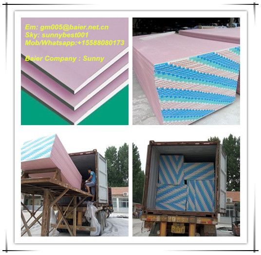 Paper Surface Gypsum Board (Regular Fireproof Water Resistance)