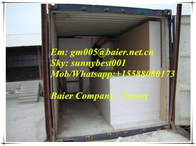 Gypsum Board with ISO9001/ISO14001/ ASTM /SONCAPE 