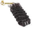 Professional #1B Deep Wave Virgin Hair 8 Inch - 40 Inch Hair Extensions Human Hair
