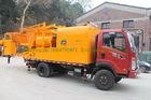 300L Oil Tank Cement Pumping Machine , Truck Mounted Concrete Pump With Batcher