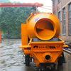 25-30m3/h truck-mounted concrete mixer pump remote control motor concrete mixing
