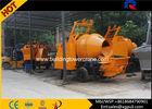 Concrete Mixer Trucks Building Machine , Electric Concrete Mixer And Pump 9MPa