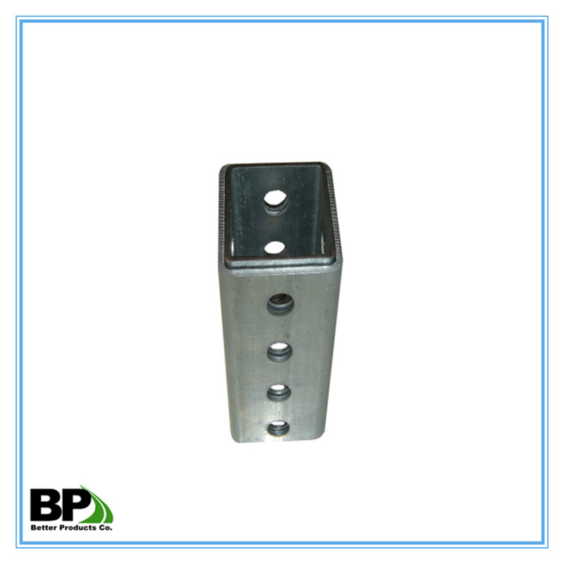 perforated and galvanized 14 guage Square Sign Post