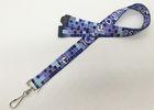 Design Your Own colorful sublimation lanyard with metal hook and Safety breakaway
