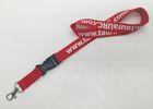 Popular custom silk-screen  polyester lanyard  printed key lanyards