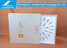 Cardboard Luxury Cosmetic Packaging Boxes Silvery Glitter Special Drawer Shape
