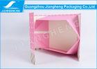Recycled Flat Folding Gift Boxes Pink Beautiful With Magnet Closure