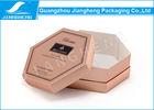 Empty Unique Cosmetic Packaging Boxes , Hexagonal Shaped Custom Printed Cosmetic Boxes Empty Unique Cosmetic Packaging Boxes , Hexagonal Shaped Custom Printed Cosmetic Boxes
