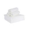 OEM White Rectangle Disposable Bath Towels 100 Cotton 145gsm