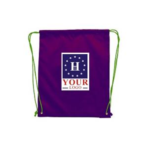 Custom Printing Polyester Drawstring Plastic Bag For Wholesale
