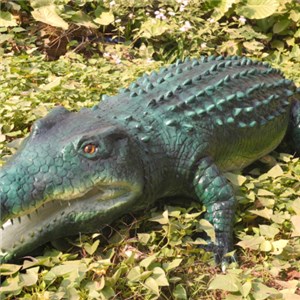 Electric Simulation Crocodile For Outdoor