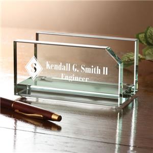 Crystal Business Card Holder