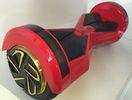 Red 2 Wheel Self Balancing Electric Vehicle , 8& quot; Two Wheeler Scooter With LED Lights