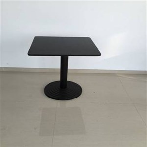 Black Wooden Square Dining Table