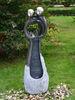 Contemporary Garden Fountains , Statue Water Fountains Custom Design Acceptable