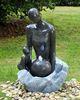 Fiberglass Material Outdoor Garden Water Fountains OEM Acceptable