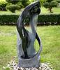 Multi Shape Sculpture Water Fountains Garden Statue Fountains White / Black Color