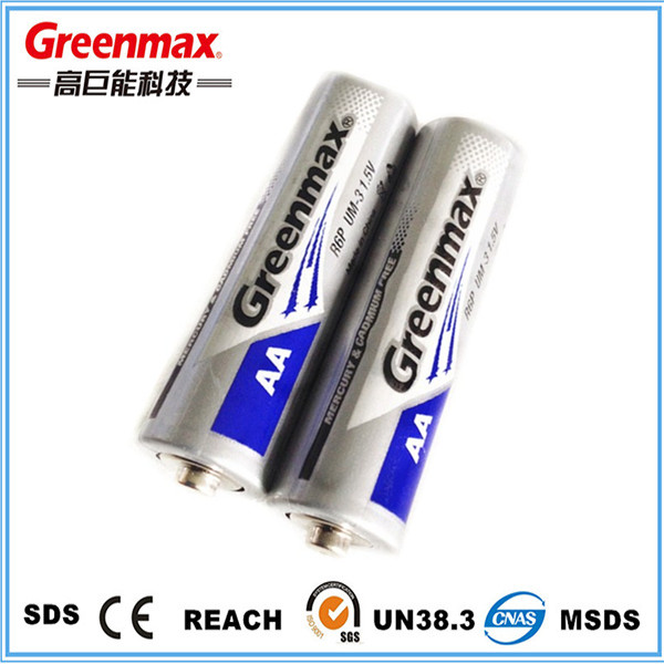 1.5V aa super heavy duty battery r6p