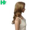Deep Dark Straight Heat Resistant Synthetic Wigs 24 Inch Customized