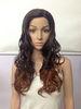 Japanese Kanekalon Fiber Long Wavy Synthetic Wigs With Bangs