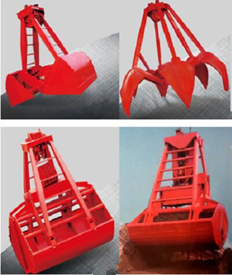 Four Ropes Mechanical Grab Bucket 