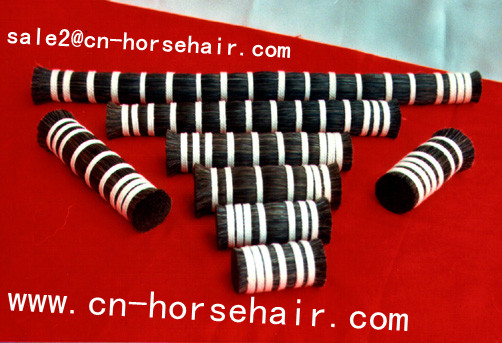 black hrose tail hair for brush material